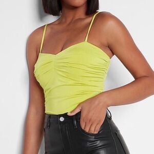 EXPRESS BODY CONTOUR RUCHED BODYSUIT SIZE M